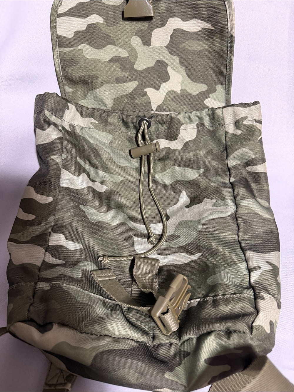 Camouflage Drawstring Backpack - Camo Rucksack - Picture 5 of 5